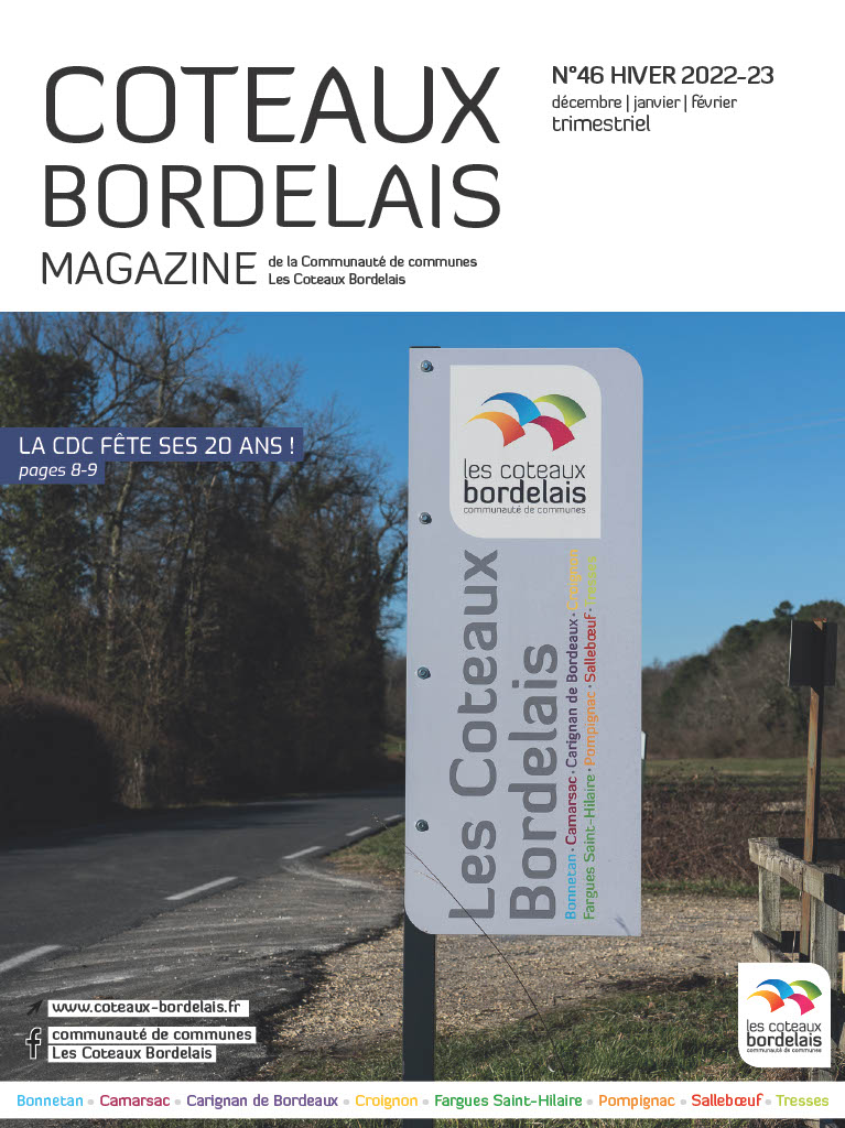 Nouveau Magazine Hiver 2022/23 Communauté de communes Les Coteaux