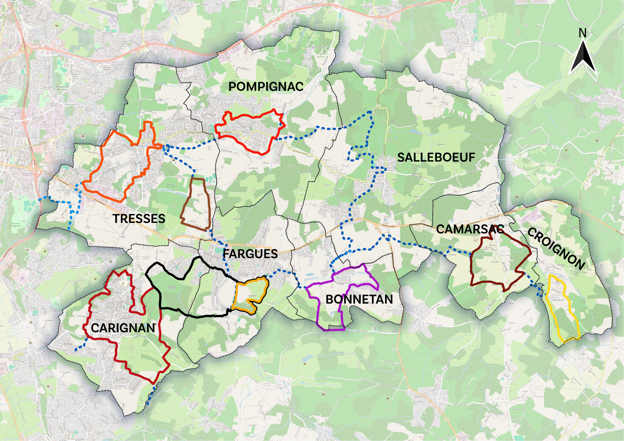 Schéma global PDIPR + communes Schéma global PDIPR + communes